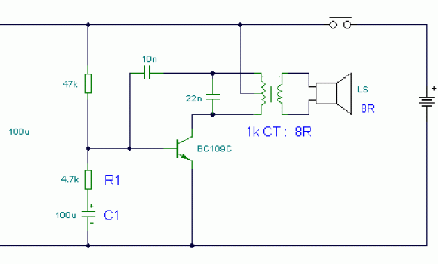 Bird chirp sound generator Circuit Electronic – Electronic Schematic