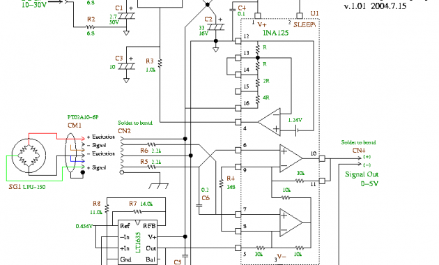 Load Cell Amp Schematic – Electronic Schematic Diagram