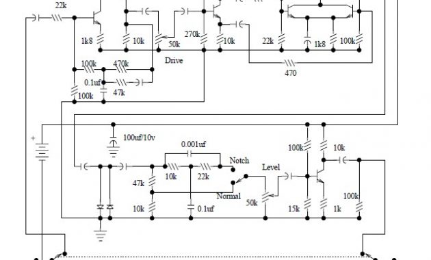 Univox Super-Fuzz Pedal | Electronic Schematic Diagram