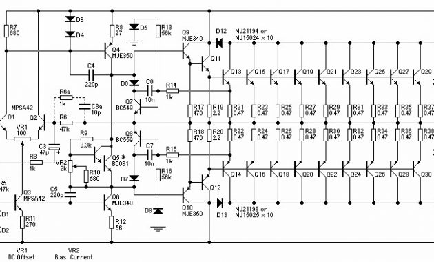 W Amplifier Circuit Diagram Pdf