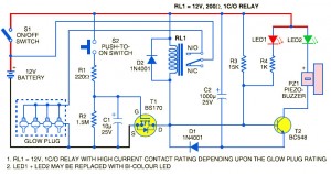 Glow Plug Control Module | Electronic Schematic Diagram