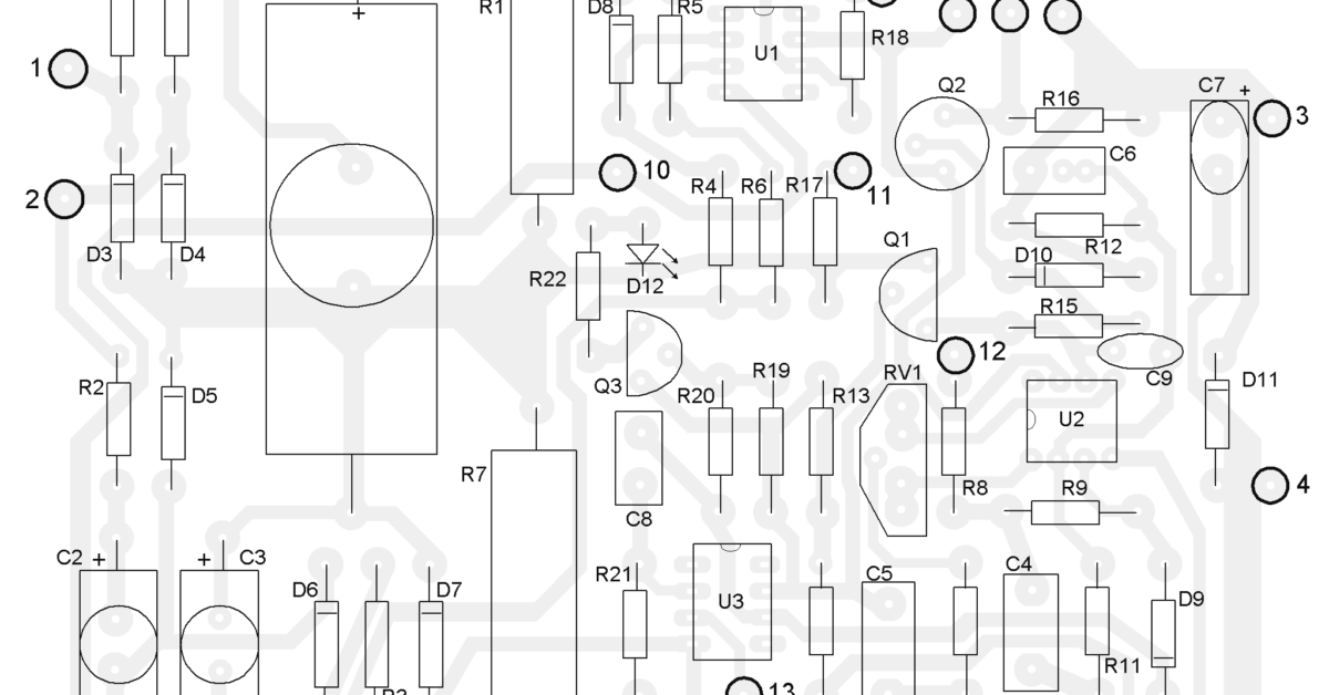0-30V Stabilized Variable Power Supply Circuit with Current Control