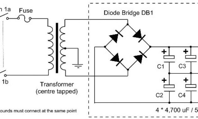 Symmetrical Dual Polarity Power Supply Circuit | Electronic Schematic ...