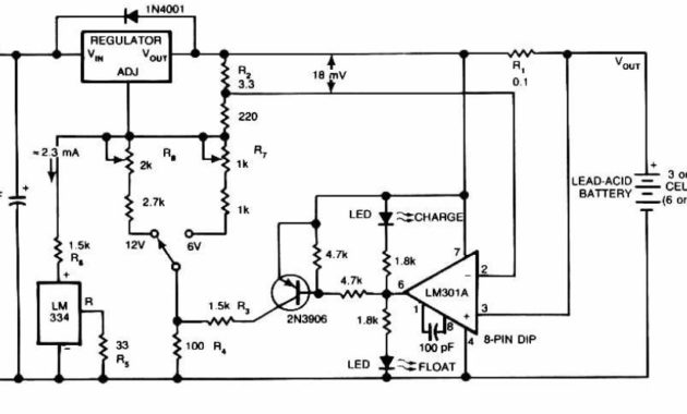 Lead Acid Battery Circuit Diagram