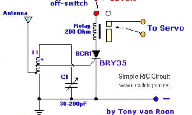 simple radio control circuit | Electronic Schematic Diagram