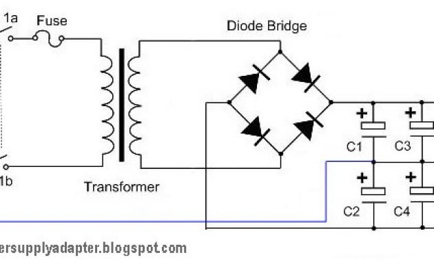 Basic Dual Polarity Power Supply | Electronic Schematic Diagram