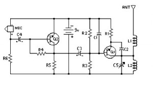 1000 Km Fm Transmitter Circuit Diagram