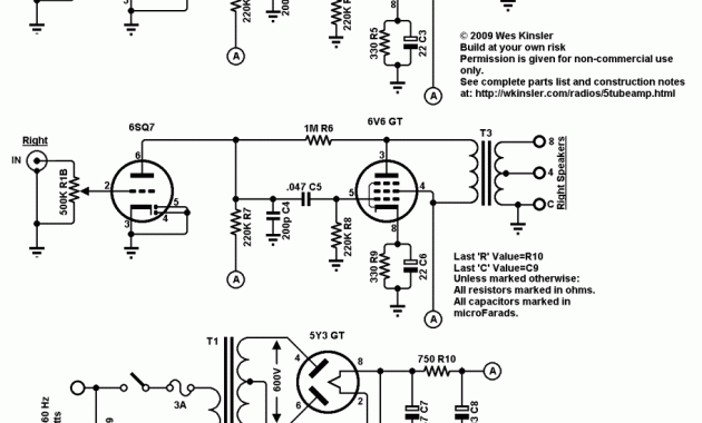 S5 Tube Amplifier Circuit Diagram