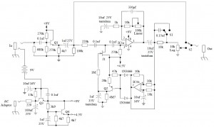 Electro Harmonix Soul Preacher Electronic Schematic Diagram