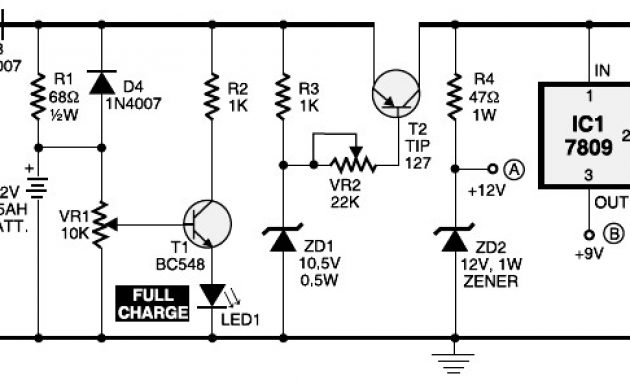 Mini UPS Power Electronic | Electronic Schematic Diagram