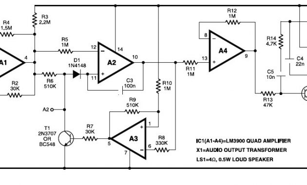 Electronic Horn Circuit Diagram