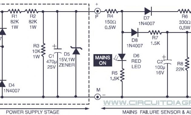 Power Supply Failure Alarm Circuit Electronic – Electronic Schematic ...