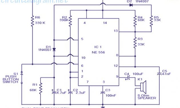 Train Horn Circuit Electronic | Electronic Schematic Diagram