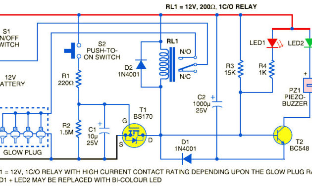 Glow Plug Control Module | Electronic Schematic Diagram